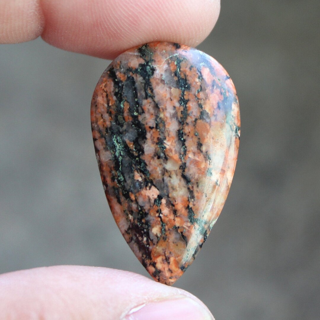 Red Zebra Jasper 19 Ctr. 32x19x4 Mm Etsy UK