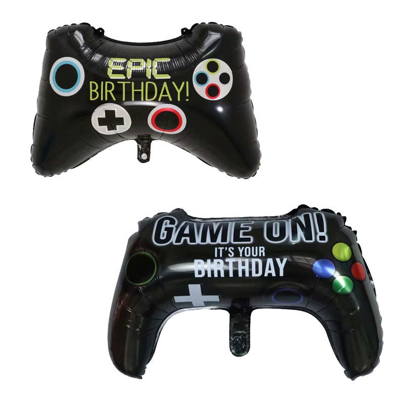 Epic Gaming Controller Balloon Foil Birthday Game on Party Etsy UK