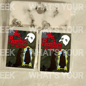 Broadway Phantom of the Opera Earrings