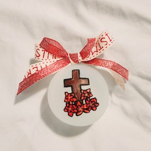 Cross Christmas Ornament