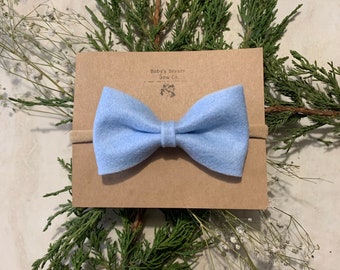 Baby Blue 3” Bow Headband