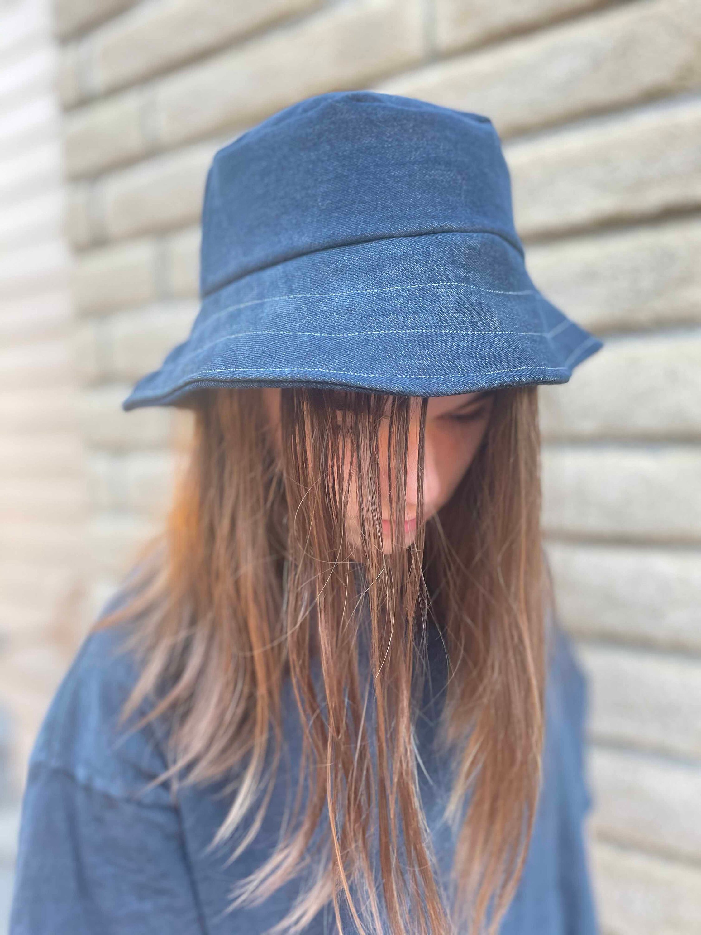 Jean Bucket Hat Etsy