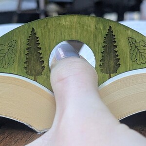 Wooden Page Holders | Monstera Leaf Plant Page Holder | Dragon Page Holder | Celestial Moon Phase Page Holder | Romance Reader Page Holder PNW