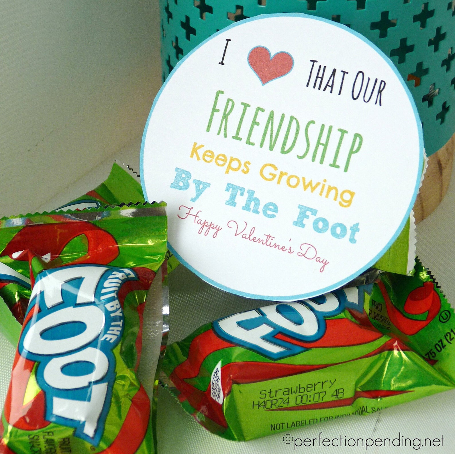 Fruit By The Foot Valentine Class Valentine Fruit By The Foot Printable Valentine Digital