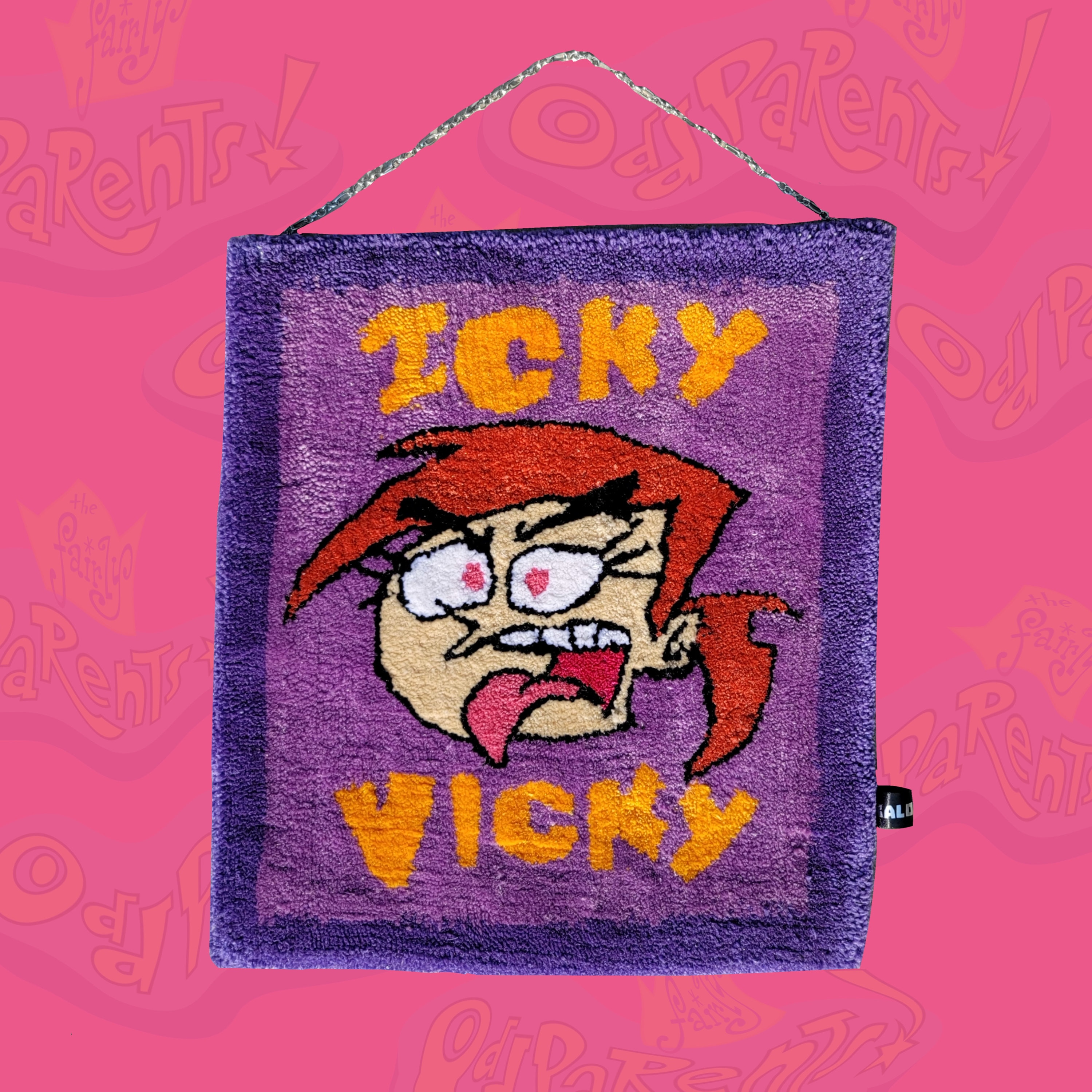Icky Vicky Tufted Rug Fairly Odd Parents - Etsy UK Icky Vicky Tufted Rug Fairly Odd Parents - Etsy UK