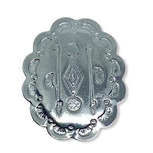 Southwest Style Silver Tone Needle Minder