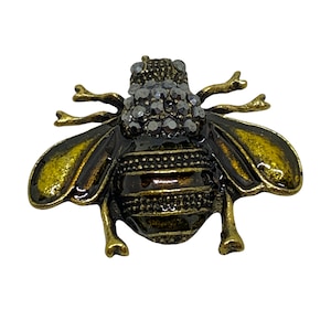 Rhinestone Bumble Bee Needle Minder