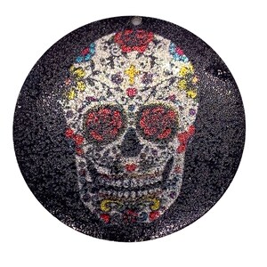 Needleminder Skeleton Dia de Los Muertos Floral