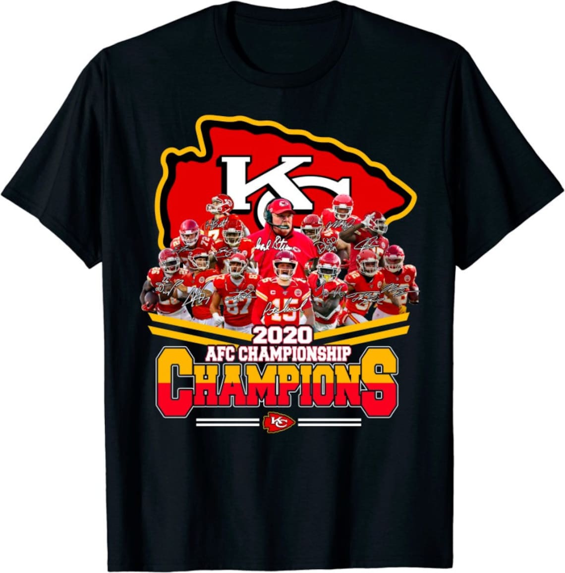 Kansas City Chiefs AFC Championship 2021 Champions TShirt Etsy