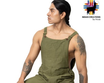 Boho Cotton Overall. Hippie Style Overalls. Unisex Overalls. Jumpsuit.  Super Comfortable and Machine Washable. FREE SHIPPING! Gift Ideas