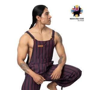 Boho Cotton Overall. Hippie Style Overalls. Unisex Overalls. Super Comfortable and Machine Washable. FREE SHIPPING! Gift Ideas