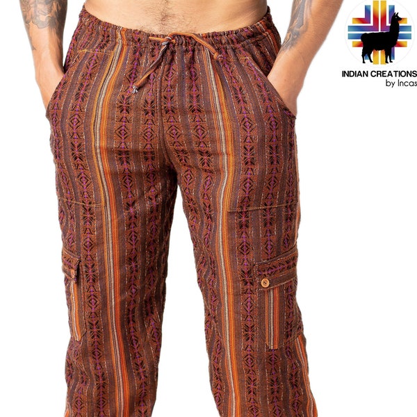 Boho Cotton Pants. Hippie Style. Active Wear and Bohemian Style. Supe Comfortable and Machine Washable. Gift Ideas