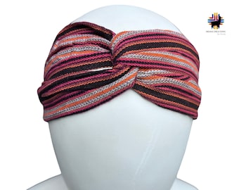 Handmade Headband. Boho Yoga Headband. Wide, Soft and Stretchy. Unisex. Handmade, colorful and comfortable. Gift Ideas