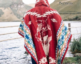 Indian poncho best sale hoodie