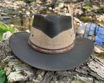 Cowboy Handmade Hats, Western Style Hats, Leather Hats. FREE SHIPPING! Gift Ideas.