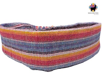 Handmade Headband. Boho Yoga Headband. Wide, Soft, and Stretchy. Unisex. Handmade, colorful, and comfortable. FREE SHIPPING! Gift Ideas