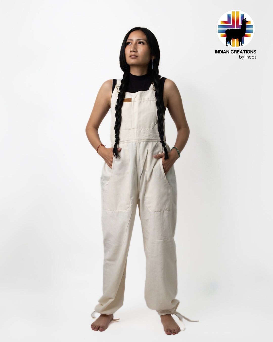 Boho Maroon Cotton Blend Soft Overalls main image 0
