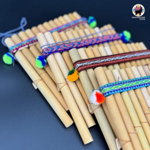 Handmade pan flute. Andean Pan flute. Ecuadorian sounds. Sound healing. Vibrations. Healing/energy. Antara Pan Flute. Bamboo Flute