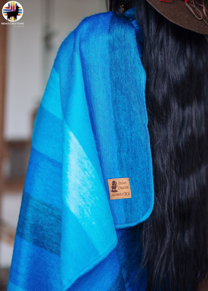 Alpaca Blanket. sky Blue Throw Blanket. Ultrasoft and Cozy. Etsy