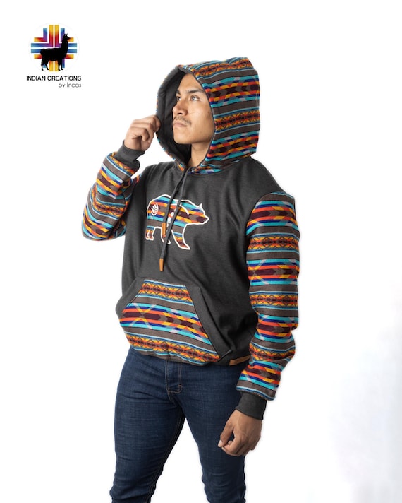 Handmade Hoodie. Handcrafted by Indigenous Hands. Super Soft  display picture 2