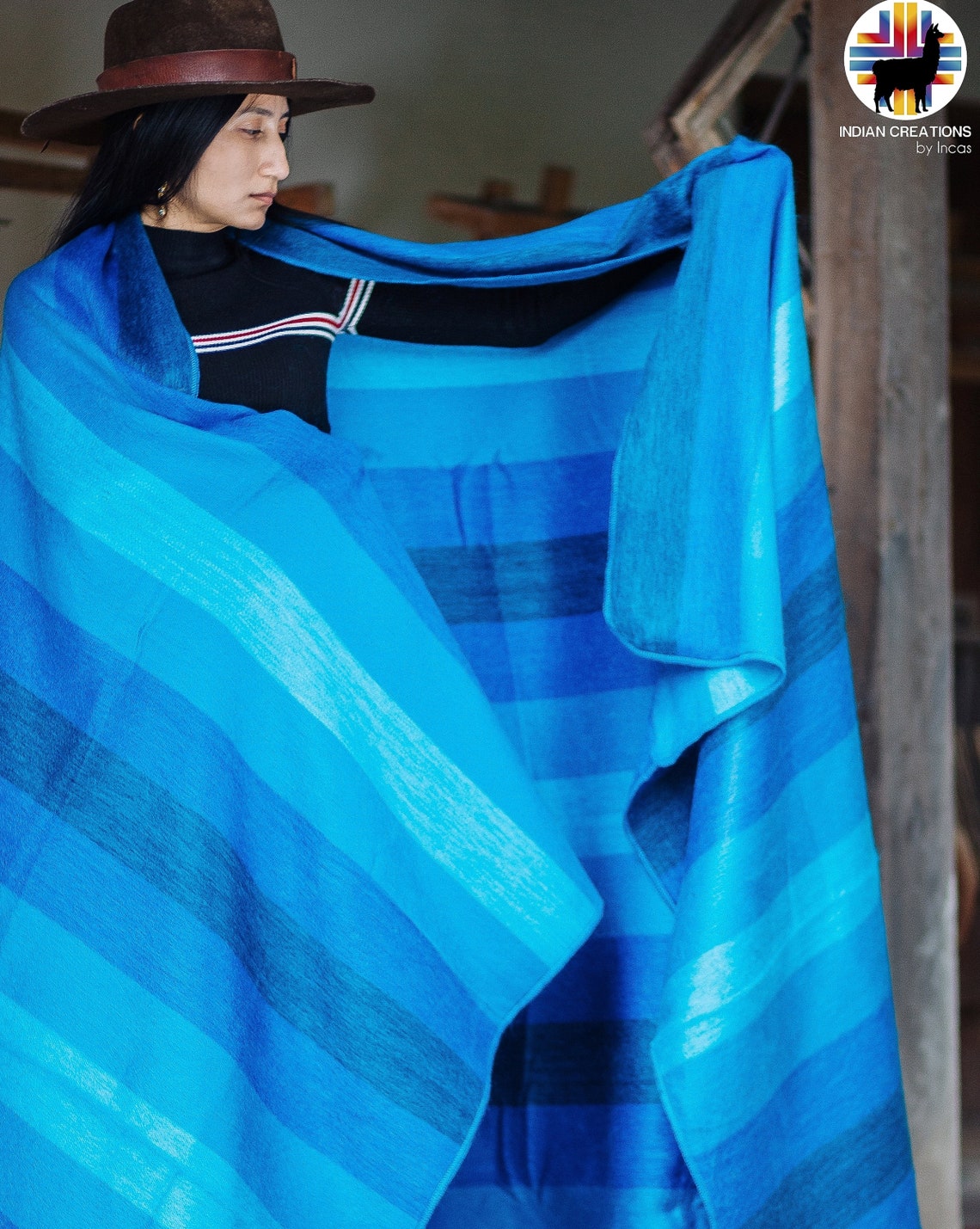 Alpaca Blanket. sky Blue Throw Blanket. Ultrasoft and Cozy. Etsy