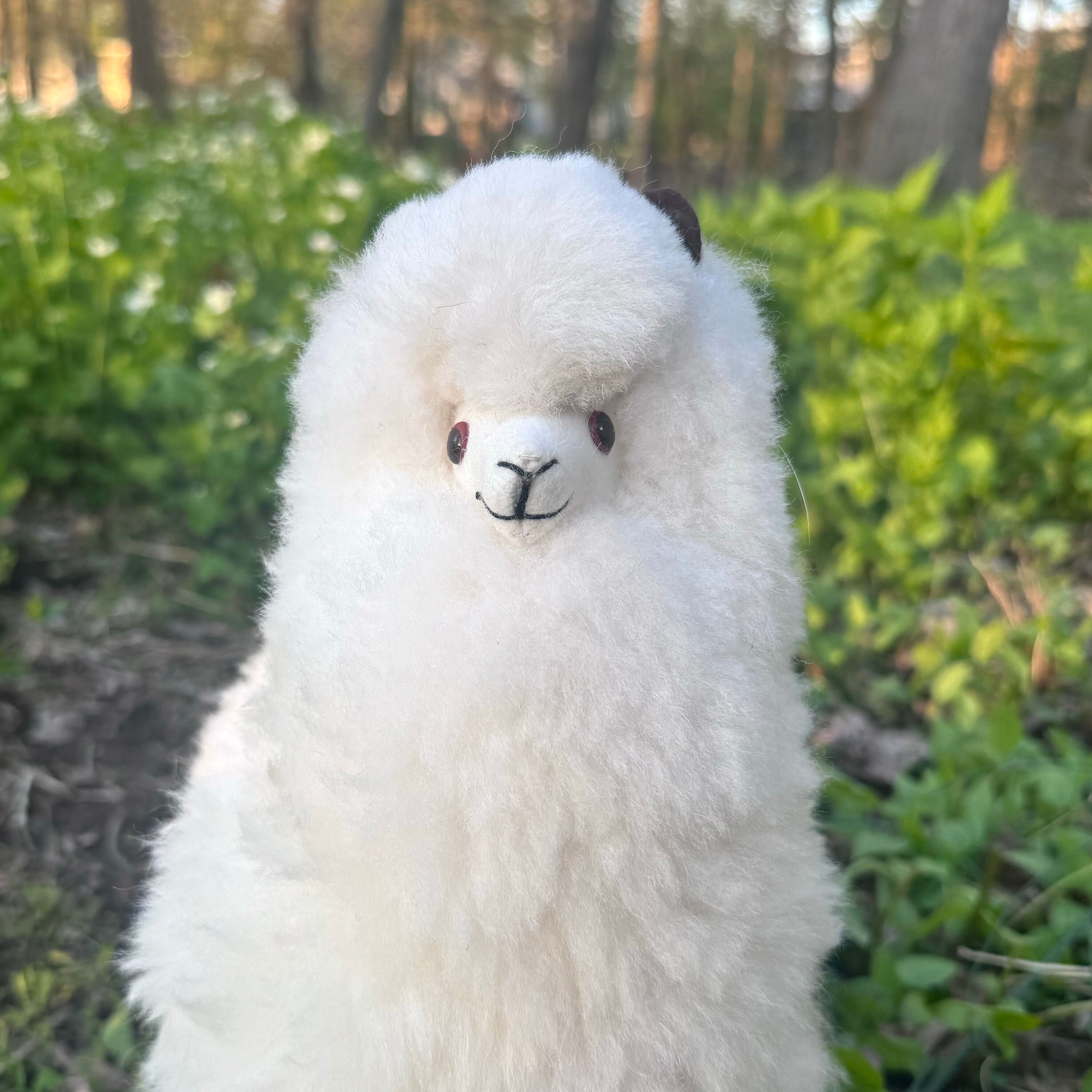 Handmade Super Soft Plush Alpaca. Handcrafted With Natural Baby