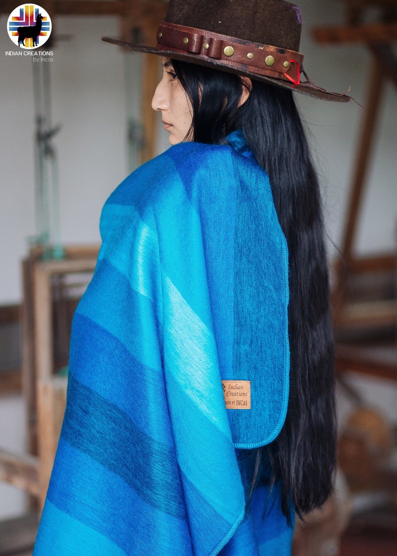 Alpaca Blanket. sky Blue Throw Blanket. Ultrasoft and Cozy. Etsy