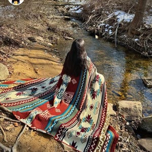 Handgemaakte alpaca deken. (Essential Ancient) Queensize. Handgemaakt door inheemse handen. Superzacht en warm. GRATIS VERZENDING! Cadeau-ideeën.