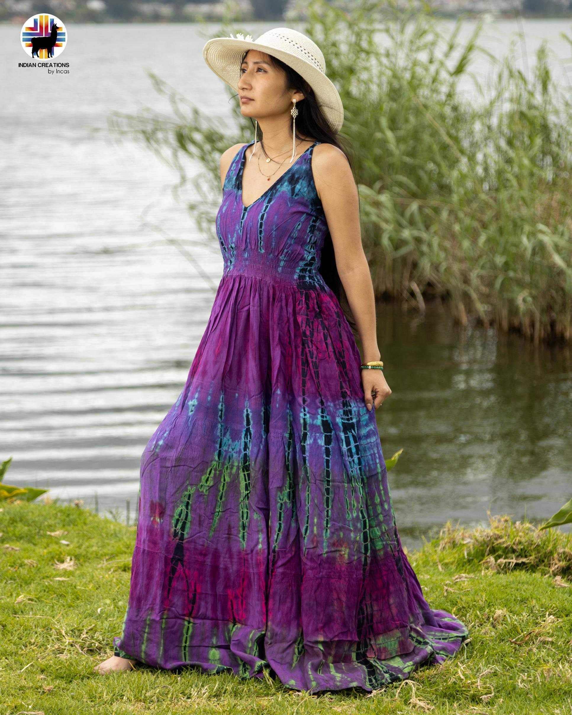 Robe Jupe Longue Indienne Baba Cool Jupe évasée Jupe Indienne