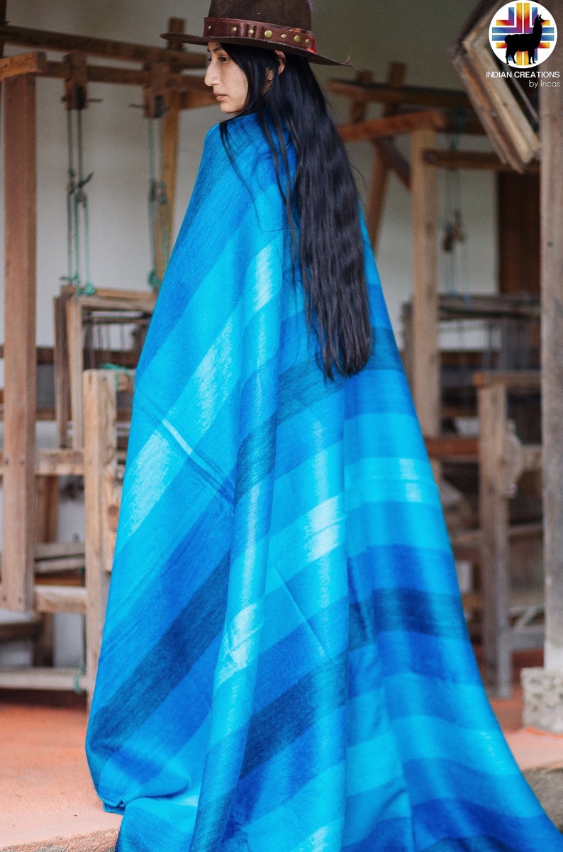 Alpaca Blanket. sky Blue Throw Blanket. Ultrasoft and Cozy. Etsy