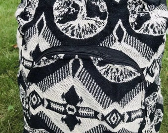 Zaino Boho esclusivo. (Albero della vita) Fatto a mano, unico, accessibile. Leggero. Lavabile in lavatrice! SPEDIZIONE GRATUITA! Idee regalo