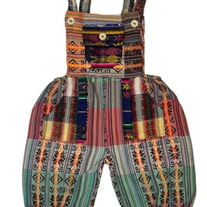 Boho Overalls, Handmade Cotton Overall,  Handmade Romper, Hipster Overalls, Children&#39;s  Jumpsuit, SIZE 4  Babyshower gift, FREE SHIPPING