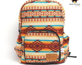 Sac à dos en coton fait main (mystère antique) Unique et accessible. Taille unique. Lavable en machine ! Léger. LIVRAISON GRATUITE ! Idées cadeaux