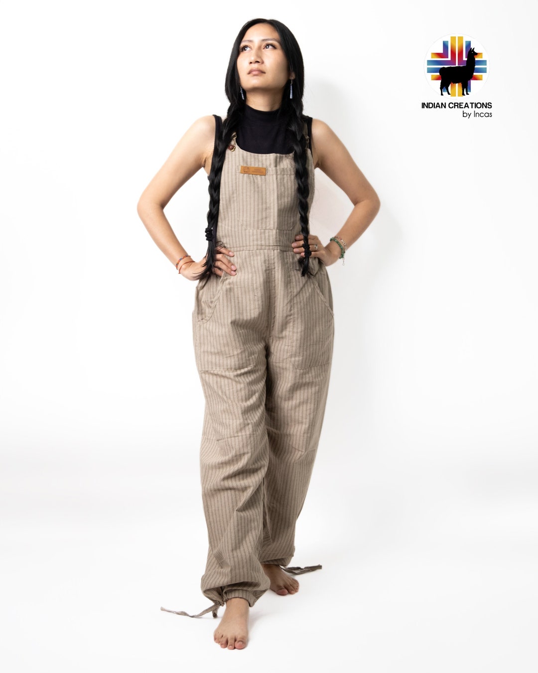 Denim Hippie Boho Overalls