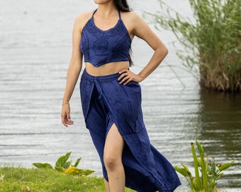 Bohemian Two-piece pants and top set. Super Comfortable and Machine Washable. One Size. FREE SHIPPING!