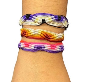 HANDMADE BRAIDED BRACELET | Friendship Bracelets| Best Friends Gift Ideas| Mother&#39;s Day Gift Ideas
