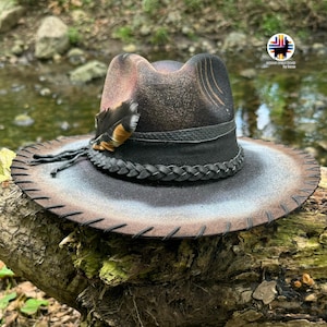 Indigenous Hats, Outback Handmade Hats, Boho Style Hats,  FREE SHIPPING! Gift Ideas.