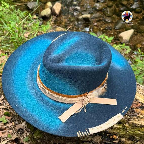 Handmade Boho hats Indigenous Hats, Outback Handmade Hats, Boho Style Hats  main image 2