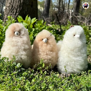 Handmade Super Soft Plush Alpaca.  Handcrafted with natural baby Alpaca Fur. Great Gift for Alpaca Lovers! Free Shipping! Gift Ideas