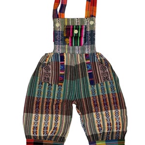 Boho Overalls, Handmade Cotton Overall,  Handmade Romper, Hipster Overalls, Children&#39;s  Jumpsuit, SIZE 6  Babyshower gift, FREE SHIPPING