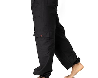 Pantalon en coton. Pantalon style hippie. Tenue de sport style bohème. Super confortable et lavable en machine. LIVRAISON GRATUITE ! Idées cadeaux.