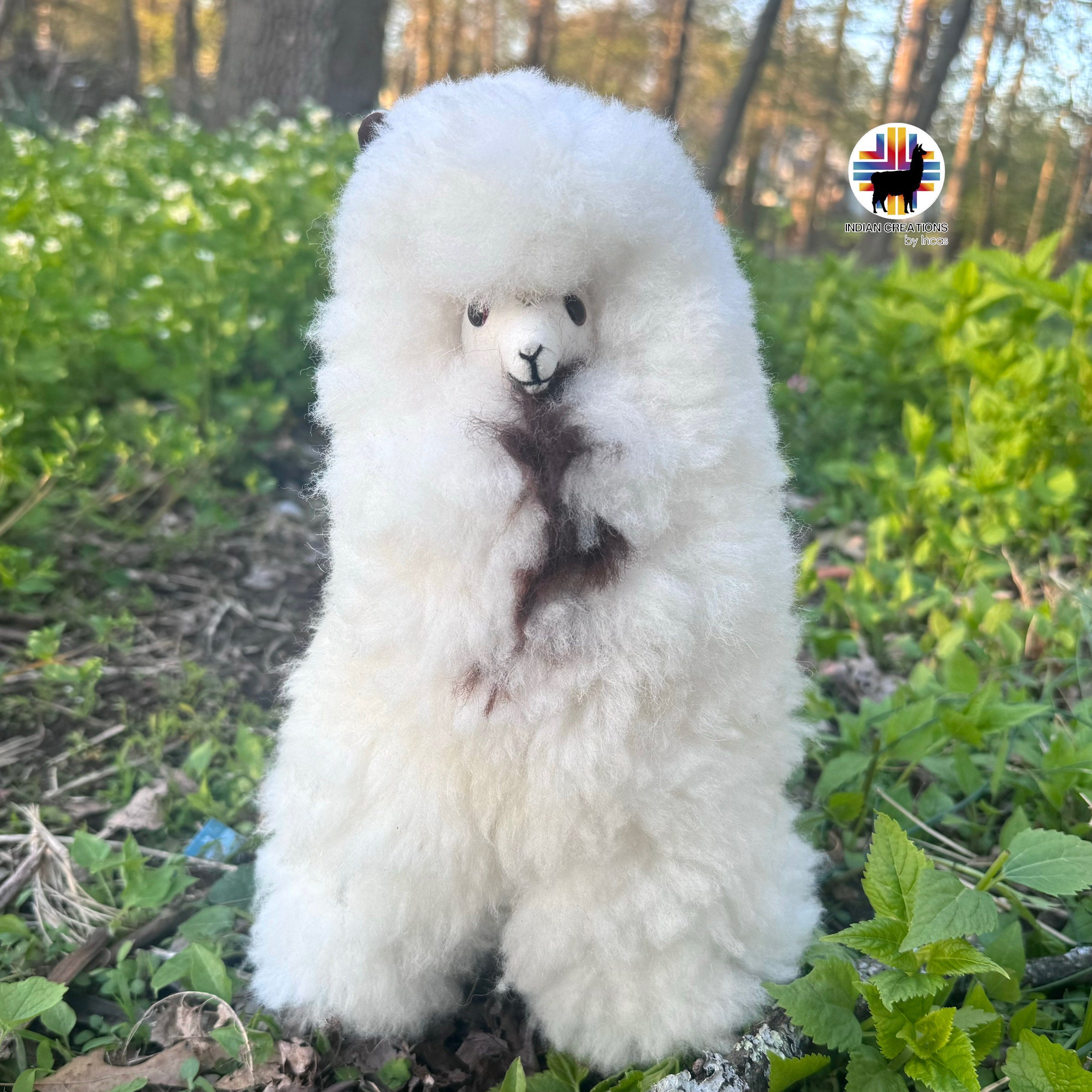 Handmade Super Soft Plush Alpaca. Handcrafted With Natural Baby