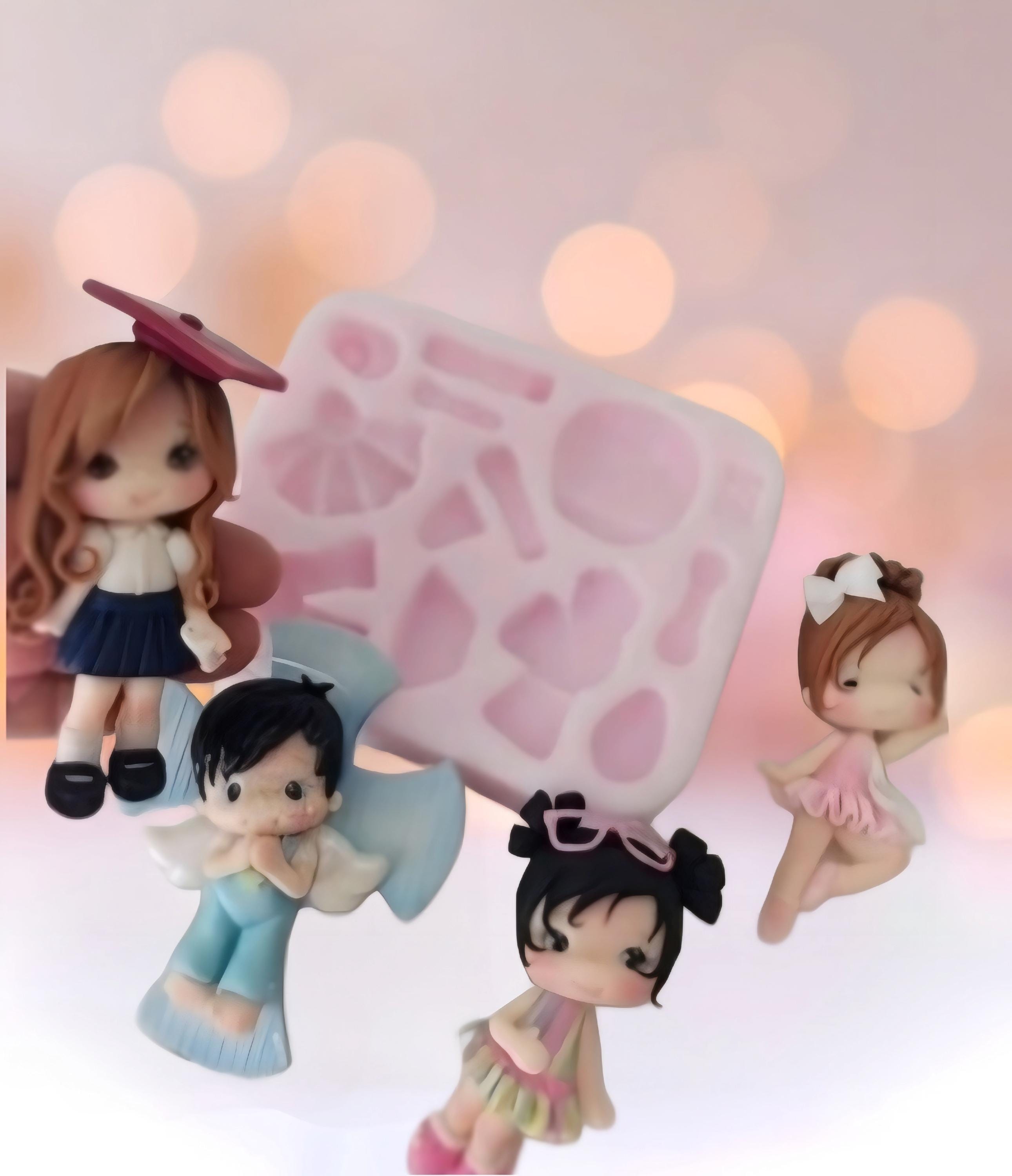 プリンセスドールシリコン型｜ポリマークレイ＆レジン - Etsy 日本
