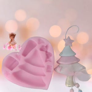 Christmas Tree Silicone Mold Flexible | Holiday Mold | Big Pine Tree | Christmas Trees Silicone Mold | Christmas Clay Mold | Tree Resin Mold