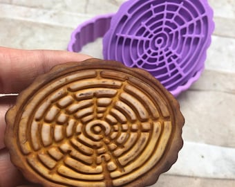 Tree Stump oval Clay Cutters, Detailed Cutters, Wood Slice Tree Ring Stamp, Timber Grain Texture, Tree Trunk Log Stamper and cutter