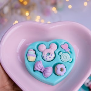 Mini Bonbons Formen Silikonform | Gießform Bonbonbögen Bonbons | | Mini-Silikonform Lebensmittel Desserts | Ton Schmuck Miniform | Winziger Cupcake