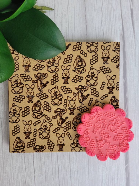 Polymer clay texture sheet 14x14 cm.,Clay stamp,Texture mat, texturizador de caucho,tapete texturizador.