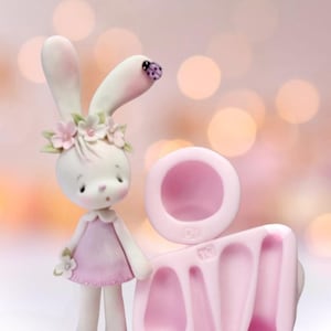 Hase Tier - Orejitas - Silikonform Hase - Süße Häschen Silikonform