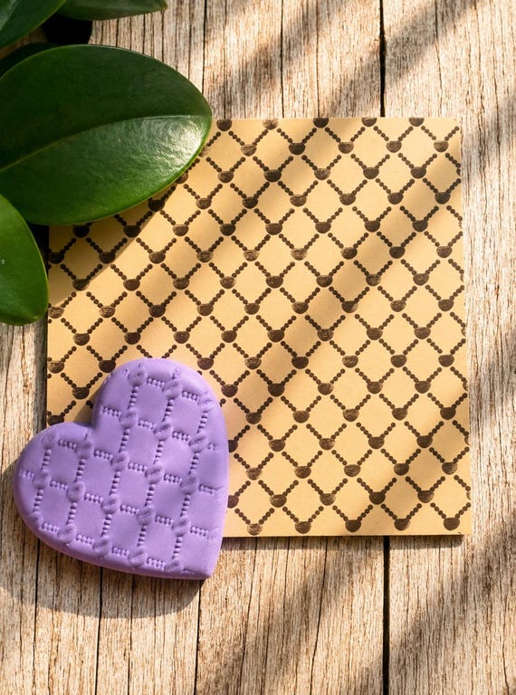 Polymer clay texture sheet 14x14 CM.,Clay texture mat stamp,texturizador de caucho,tapete texturizador, porcelain cold texture mat.