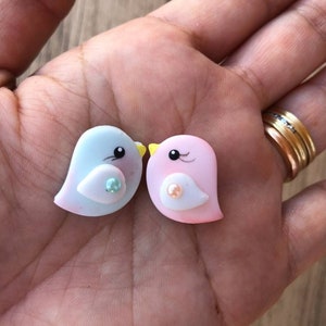 Earring Jewelry Making - Little Birds Cutter - Birds Clay Cutter - Polymer Clay Cutter Mini Birds.